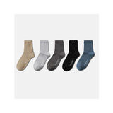 5 pairs/Lot Hot Sale Women Cotton Socks Simple Beauty English Words Pure Light/Dark Color Group High Quality Autumn Winter Socks