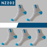 5pair=10pcs Men Socks Classic Business Brand Calcetines Hombre Socks Men Quality Breathable Cotton Casual Socks EU39-42 Meias