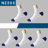 5pair=10pcs Men Socks Classic Business Brand Calcetines Hombre Socks Men Quality Breathable Cotton Casual Socks EU39-42 Meias