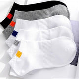 10pieces=5pair/lot Summer Cotton Man Short Socks Fashion Breathable Man Boat Socks Comfortable Casual Socks Male white hot