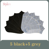 20pcs=10 pairs Solid Mesh Women's Short Socks Invisible Ankle Socks Women Spring Summer Breathable Thin Boat Socks 3 Colors