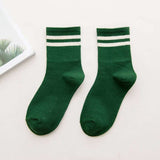 Funny Cute Japanese High School Girls Cotton Loose Striped Crew Socks Colorful Women Harajuku Designer Retro Short Socks 2020