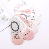 28 Style 10 Piece=5 Pairs/lot Cute Harajuku Animal Socks Women Summer Korean Cat Bear Rabbit Funny Low Cut Ankle Sock Happy Sox