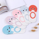 28 Style 10 Piece=5 Pairs/lot Cute Harajuku Animal Socks Women Summer Korean Cat Bear Rabbit Funny Low Cut Ankle Sock Happy Sox