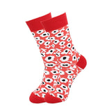 Funny Men Socks New 2020 Colorful Geometry Printed Cotton Socks Casual Harajuku Hip Hop Happy Socks Men Christmas Gift