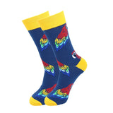 Funny Men Socks New 2020 Colorful Geometry Printed Cotton Socks Casual Harajuku Hip Hop Happy Socks Men Christmas Gift