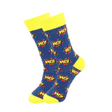 Funny Men Socks New 2020 Colorful Geometry Printed Cotton Socks Casual Harajuku Hip Hop Happy Socks Men Christmas Gift