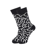 Funny Men Socks New 2020 Colorful Geometry Printed Cotton Socks Casual Harajuku Hip Hop Happy Socks Men Christmas Gift