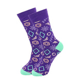 Funny Men Socks New 2020 Colorful Geometry Printed Cotton Socks Casual Harajuku Hip Hop Happy Socks Men Christmas Gift