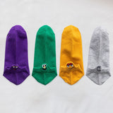 Fashion Socks Woman 2020 New Spring 4 Pairs Ankle Girls Cotton Color Novelty Women Fashion Cute Heart Casual Funny Sock Autumn