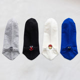 Fashion Socks Woman 2020 New Spring 4 Pairs Ankle Girls Cotton Color Novelty Women Fashion Cute Heart Casual Funny Sock Autumn