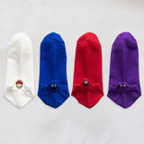 Fashion Socks Woman 2020 New Spring 4 Pairs Ankle Girls Cotton Color Novelty Women Fashion Cute Heart Casual Funny Sock Autumn